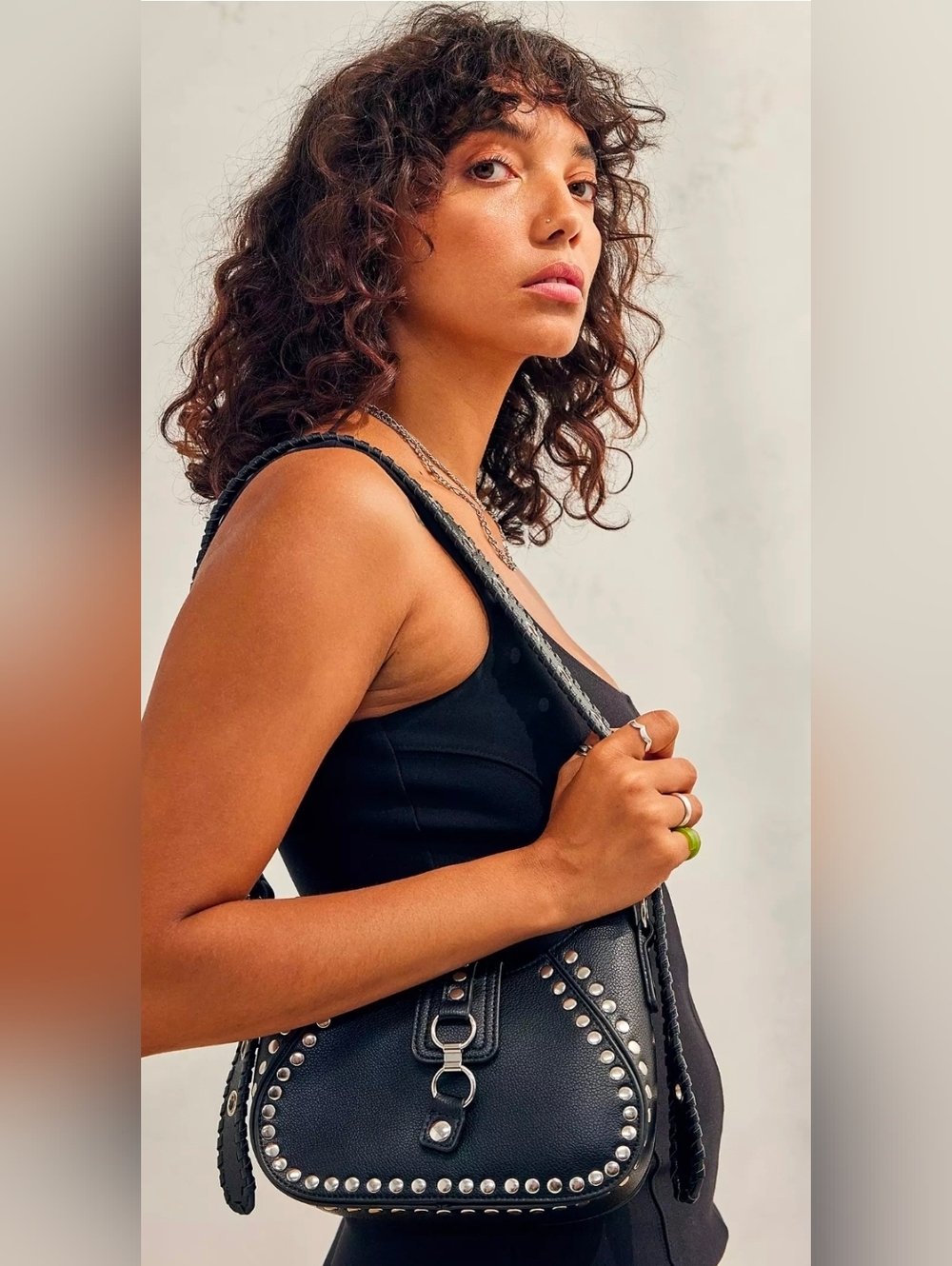 Urban Outfitters Devon Small Studded Crossbody
